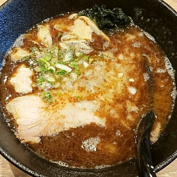 「ＳＡＢＯ白湯（醤油・小盛）７５０円」@麺屋 SABOとにわとりの写真
