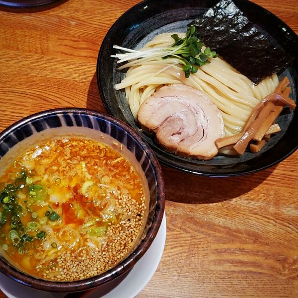 「みそつけめん　８５０円」@味箪笥の写真