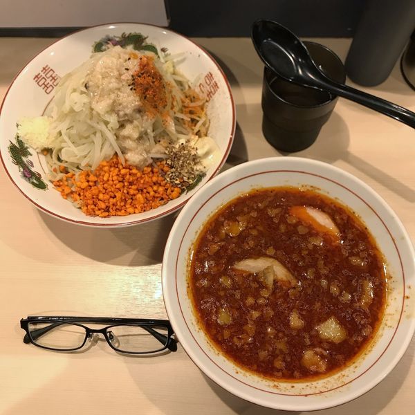 「辛いつけ麺」@鷹の目 蒲田店の写真