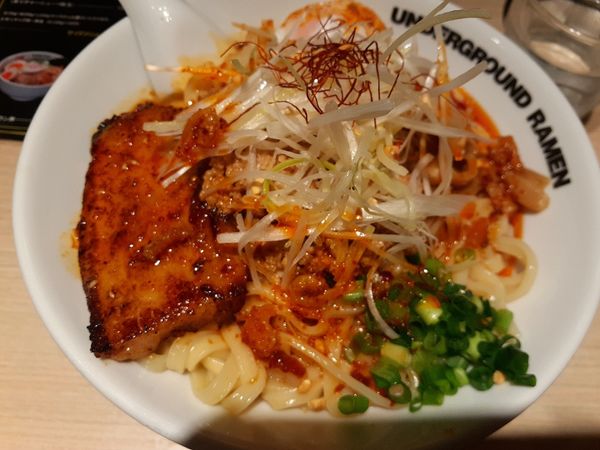 「特製坦々あえめん」@TOKYO UNDER GROUND RAMEN 頑者の写真