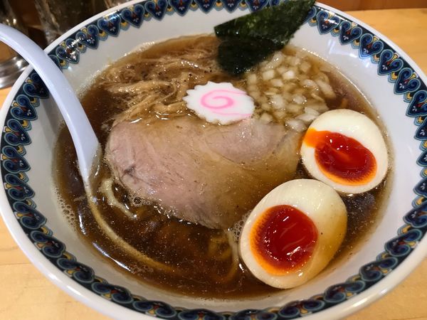 「煮干し中華そば@750」@らーめんセンター トミオの写真