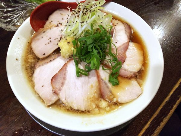 「焼豚生姜そば」@立ち呑み居酒屋 金町製麺の写真