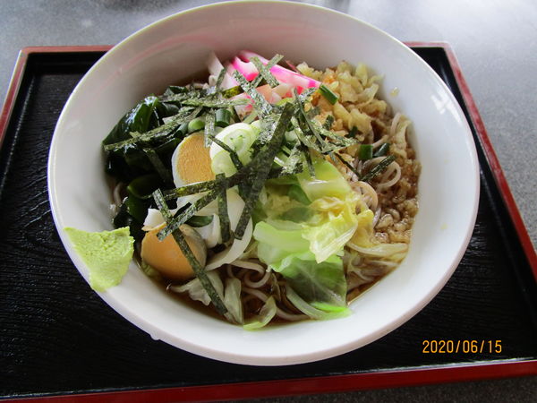 「冷やしタヌキ蕎麦 750円」@信州の写真
