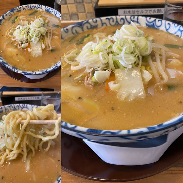 「味噌ラーメン➕麺固め➕大盛」@中華そば やませんの写真