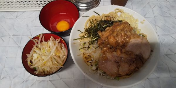 「小汁なし900円」@麺屋 歩夢 金沢八景店の写真