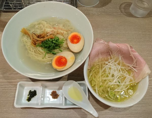 「特製蜆昆布水つけ麺(塩)」@中華そば 和渦 TOKYOの写真