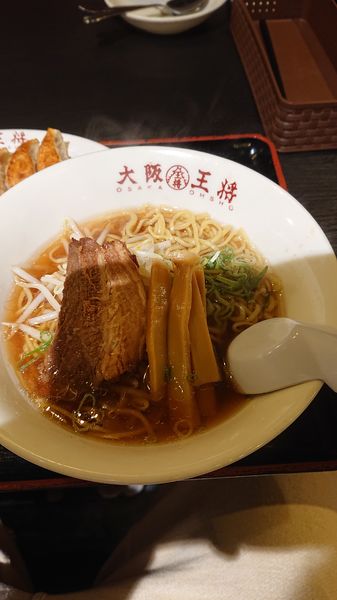 「醤油ラーメン」@大阪王将 平和島店の写真