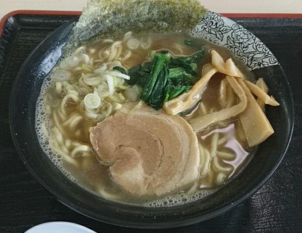 「鬼煮干しラーメン」@にんたまラーメン ゆにろーず 大洗店の写真