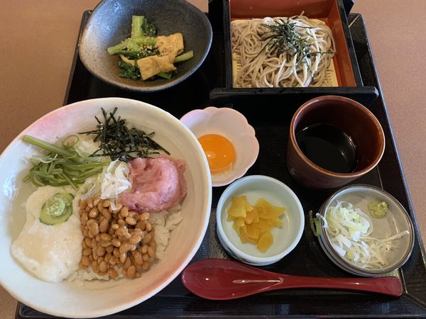 「健康ねばとろ丼ランチ 940円+tax」@味の民芸 所沢小手指店の写真