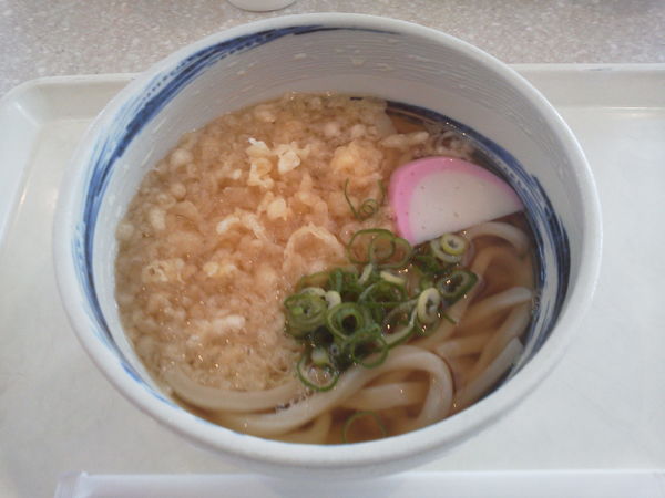 「かけうどん 520円」@京うどん 夢吟坊 品川キッチンフードコートの写真