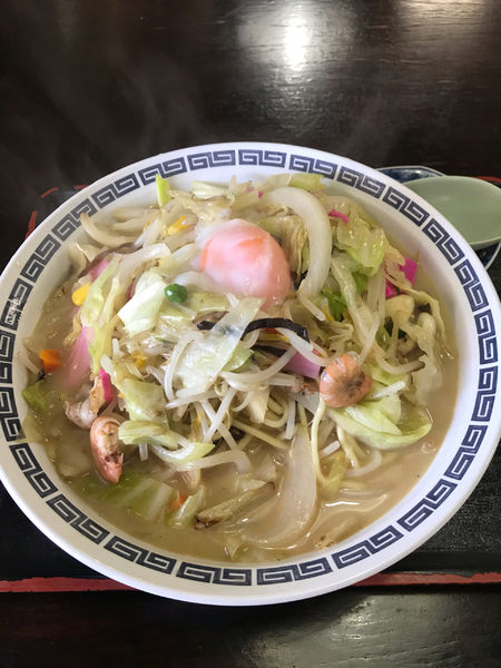 「小浜ちゃんぽん大盛り、温玉入れ」@海花亭の写真