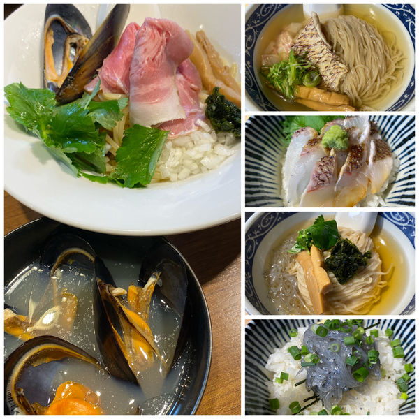 「生しらすと青海苔の冷やしそば 990円生しらす丼付」@寿製麺よしかわ 川越店の写真