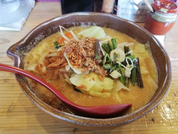 「信州野菜味噌らーめん」@蔵出し味噌 麺場壱歩 所沢店の写真