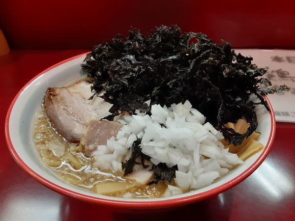 「岩のり燕三条ラーメン 大盛」@らーめん ふじとんぼの写真