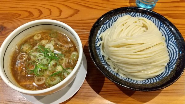 「つけそば醤油大盛り900円」@麺 一直の写真