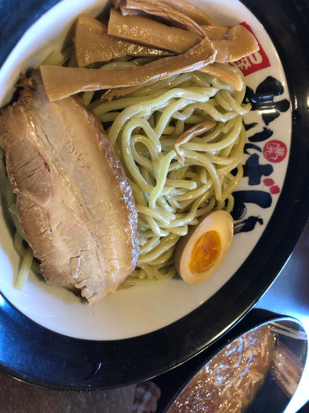 「エビつけ麺　太麺　900円」@麺屋むげんの写真