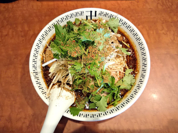 「スパイス・ラー麺+ネギ+スパイス増」@スパイス・ラー麺 卍力 秋葉原店の写真