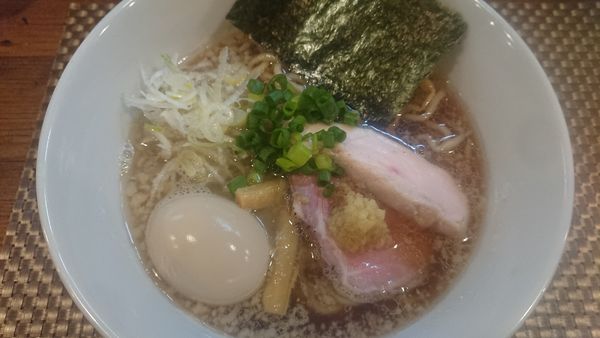「背油煮干し生姜ラーメン」@Trigo(トリーゴ)の写真