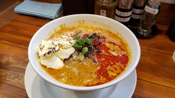 「成都正宗汁あり900円＋チーズ200円」@成都正宗担々麺 つじ田の写真