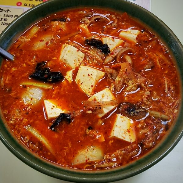 「辛味トウフーメン １１５０円」@楽生の写真
