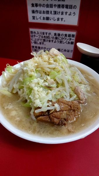 「大ラーメン880円全マシ」@ラーメン二郎 京急川崎店の写真