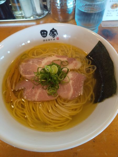 「塩そば850円」@中華そば 田家 本店の写真