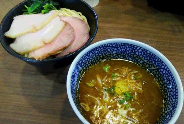 「[限定]宮元家流つけ麺+チャーシュー2枚」@煮干しつけ麺 宮元の写真