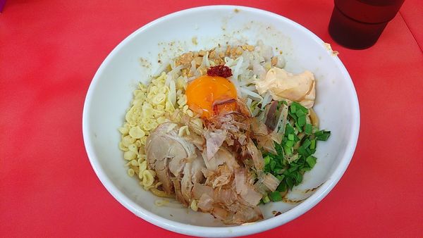 「まぜそば小（900円）」@らー麺 ぶたのジョーの写真