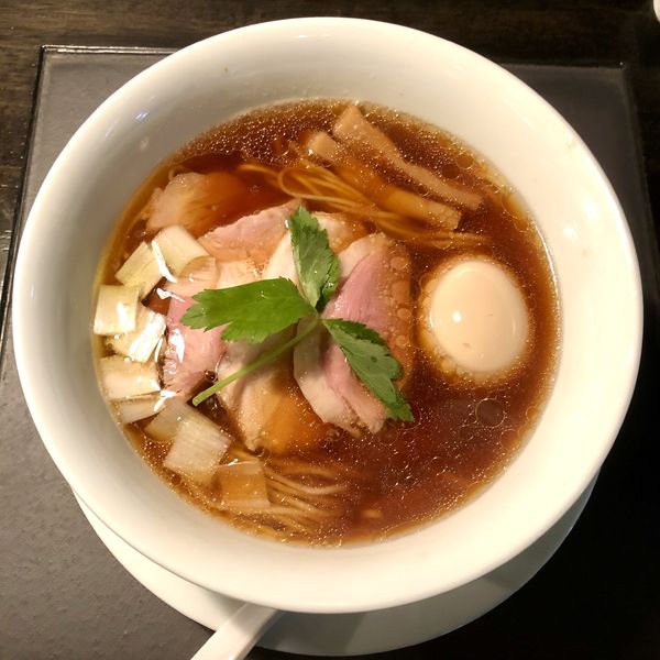 「地鶏丹波黒どり特選醤油らぁ麺￥1250」@KaneKitchen Noodlesの写真