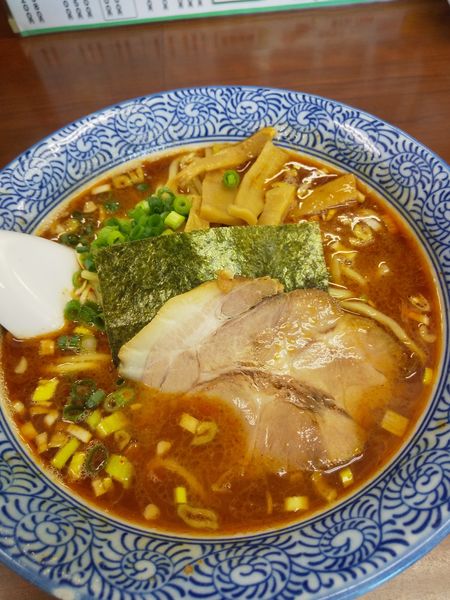 「赤濃厚大門ラーメン780円」@ちょっと美味しい中華食堂 大門の写真