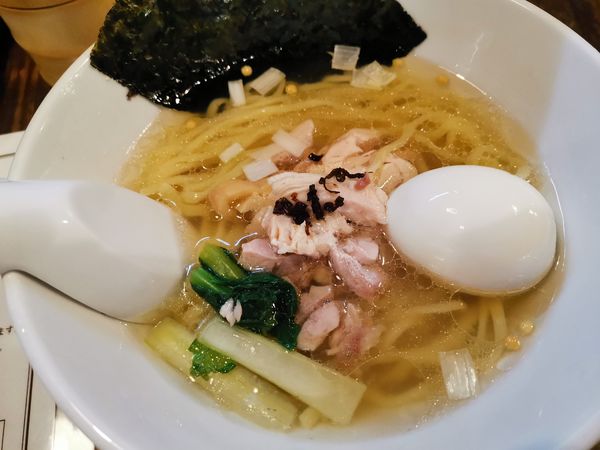 「昆布の塩らー麺」@昆布の塩らー麺専門店 MANNISHの写真