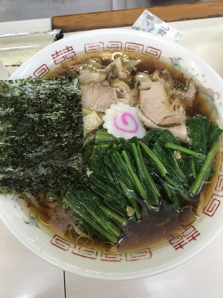 「青島ラーメン&ほうれん草100  900円」@青島食堂 秋葉原店の写真