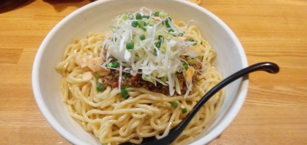 「ががピリ麺」@つけ麺 ががちゃい 中山店の写真