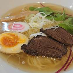 ジビエ拉麺中華塩の鹿チャーシュー