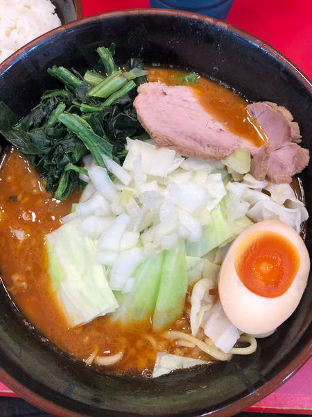 「豚骨カレーらーめん(限定)」@らーめん 谷瀬家 新橋店の写真