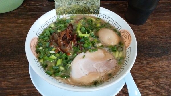 「ねぎらーめん¥850+味玉¥120+替え玉¥130-」@博多長浜らーめん 楓神の写真