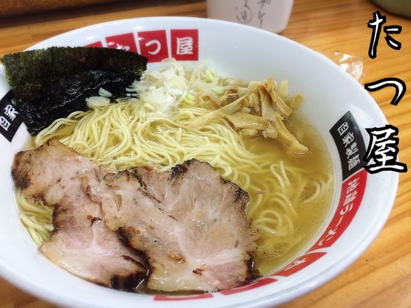 「塩ラーメン￥650」@地鶏ラーメン たつ屋の写真