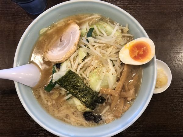 「野菜麺950円＋トッピングニンニク100円」@江川亭 南多摩店の写真