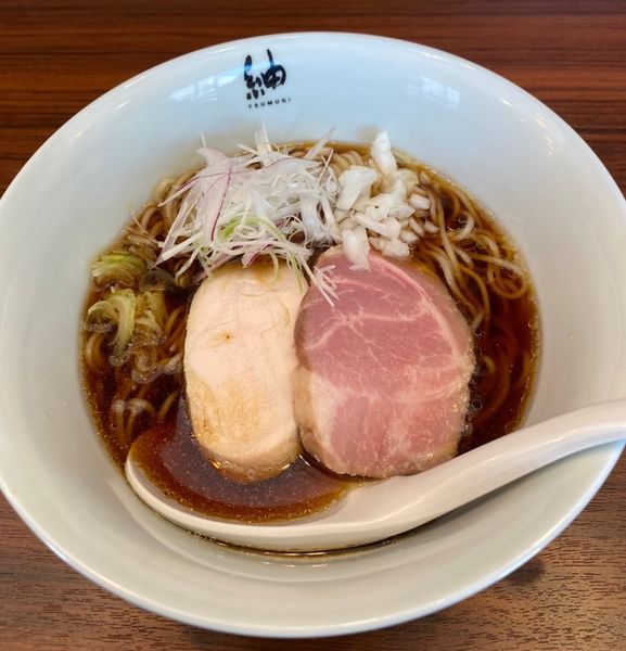 「冷やし煮干しラーメン　８００円」@紬生の写真