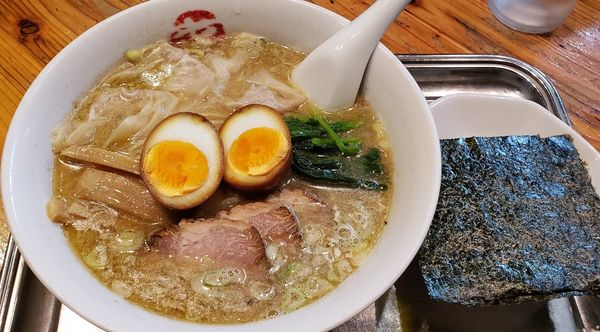 「まるきそば＋海苔まし」@中華そば まるきの写真