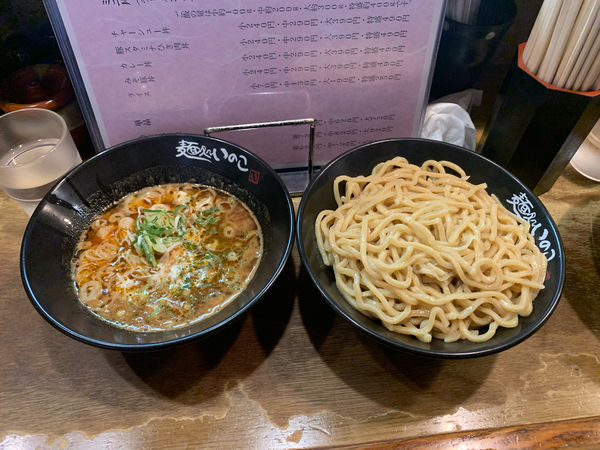 「えび味噌クリームつけ麺」@麺処いのこの写真