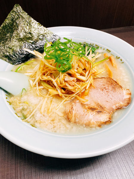 「ラーメン　ネギトッピング」@ラーメンショップ椿 ひたちなか店の写真