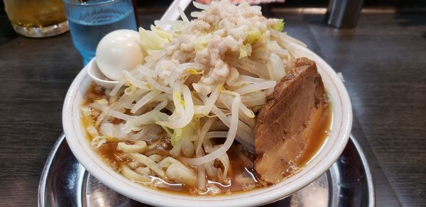 「小ラーメン　玉子(無料)」@麺屋 婆娑羅の写真