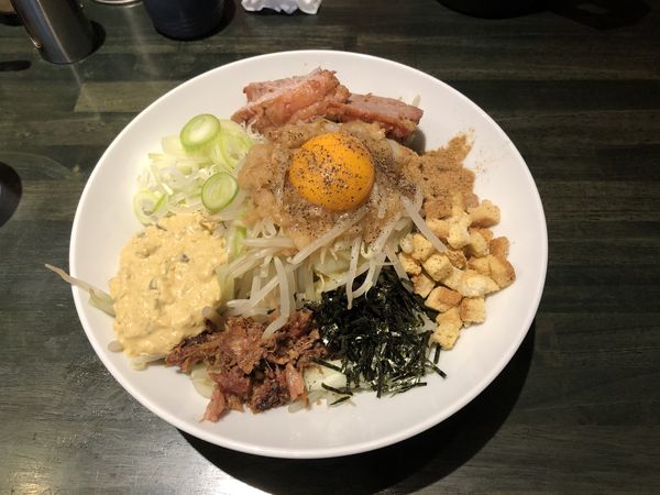 「まぜそば」@らーめん 豚島の写真