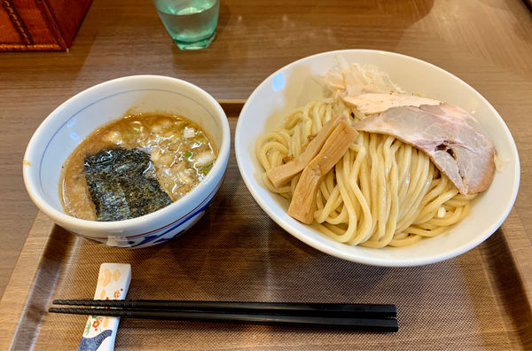 「大山鶏のつけ麺（大盛）」@つけめん さなだの写真