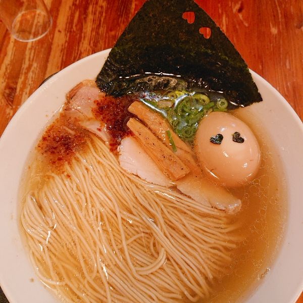 「味玉塩そば」@麺や食堂 本店の写真