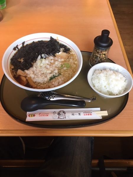 「こってり磯海苔らーめん」@中華麺食房 三宝亭 八橋店の写真
