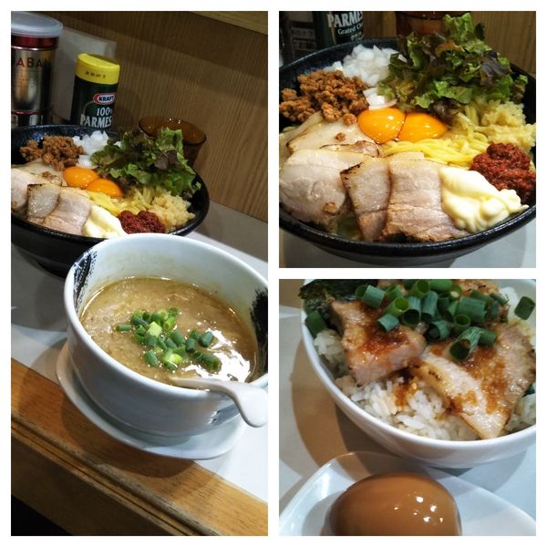 「【限定】辛玉つけ麺大盛り」@麺屋 扇 SENの写真