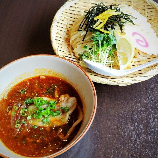 「【限定】肉カレーつけ麺（中）1000円」@麺屋 天海の写真