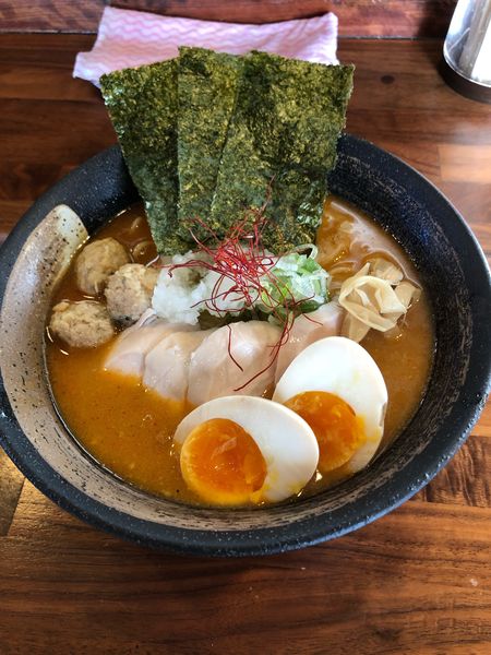 「特製濃厚辛味噌そば」@麵屋 虎珀の写真